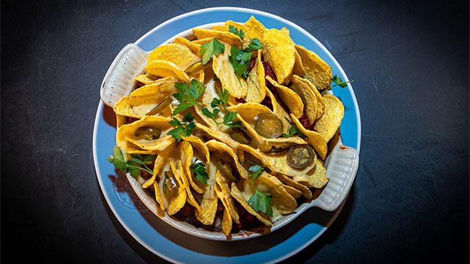 Mexicaanse gehaktschotel met nacho