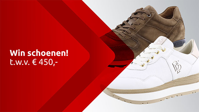 Win deze felbegeerde schoenen t.w.v. 450 euro, door mee te doen aan de foto-actie tijdens Singelloop Breda